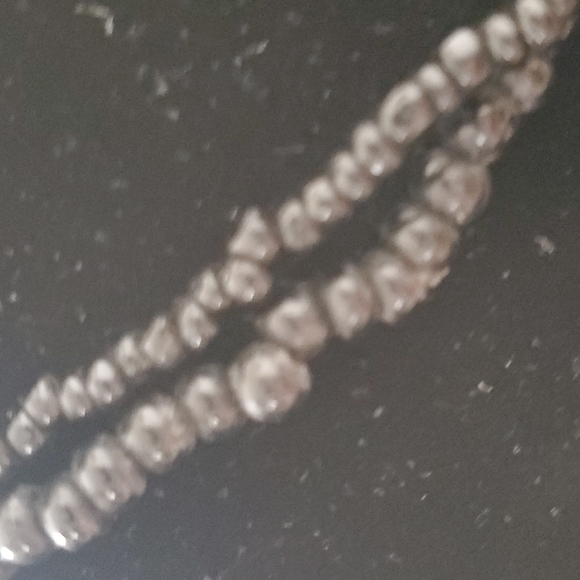 SET OF 2(34in each)BLACK BEADS NECKLACES - Picture 2 of 3